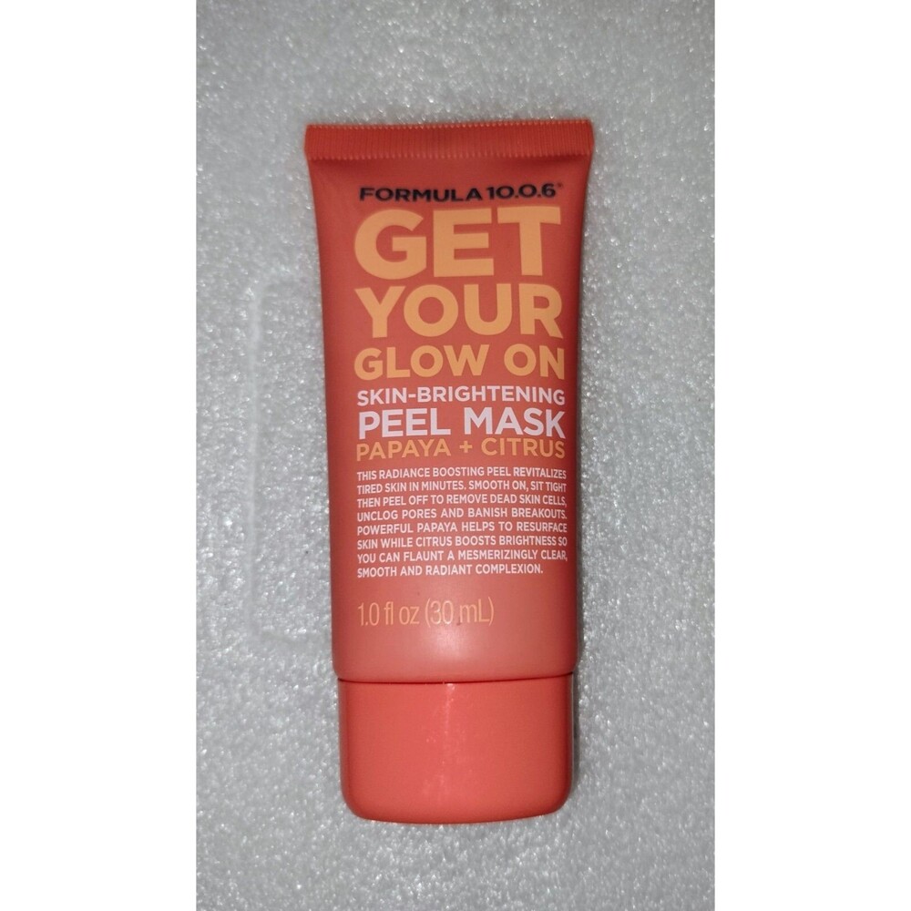 Formula Get Your Glow On Skin Brightening Peel Mask Papaya Citrus Skincare Face